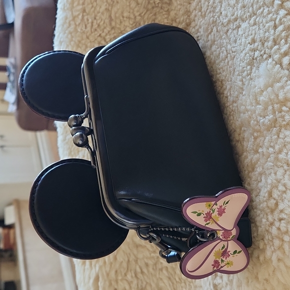 NWOT Disney X Coach Limited Edition Minnie Mouse Ears Bag🖤 🐭❤️ - Picture 15 of 16